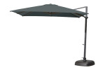 4 Seasons Outdoor | Zweefparasol Siesta 300 x 300 cm | Antraciet-Charcoal